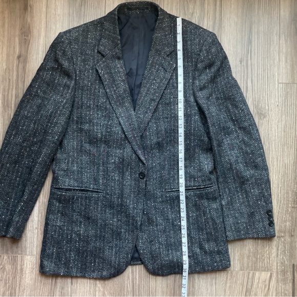 Givenchy Virgin Wool Multicolor Tweed Blazer | L - Picture 10 of 13